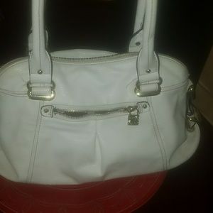 Anne Klein white satchel